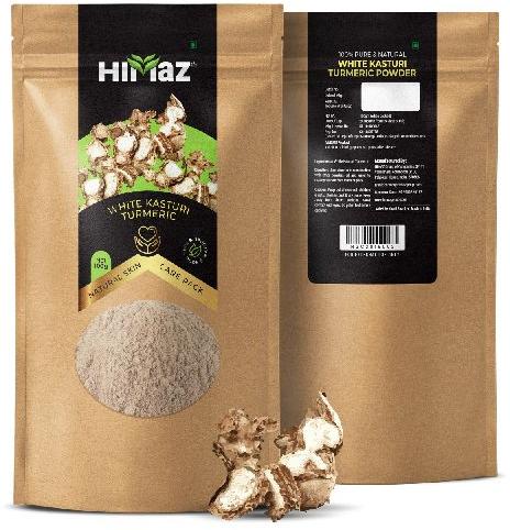 HIMAZ White Kasturi Turmeric Powder 100gm, for Cosmetic Products, Packaging Type : Kraft Pouch