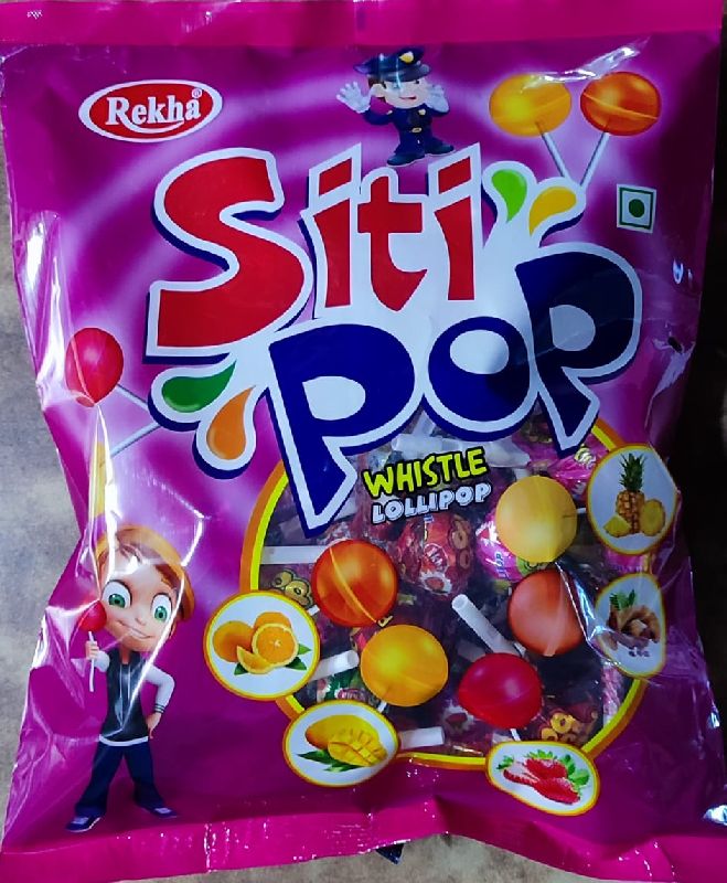 Rekha Round Solid lollipops, Feature : Delicious, Good Flavor, Taste ...