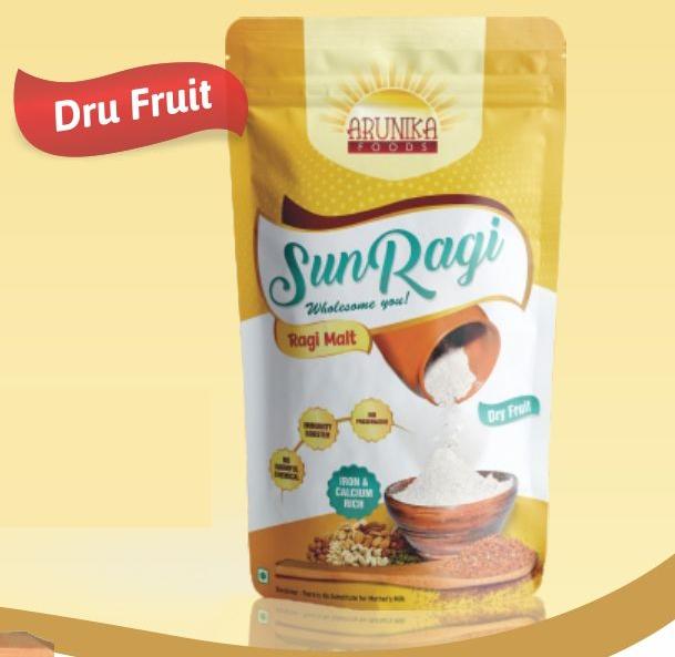 Powder 200gm Dry Fruit Ragi Malt, for Home Use, Packaging Type : Paper Box, Plastic Packet