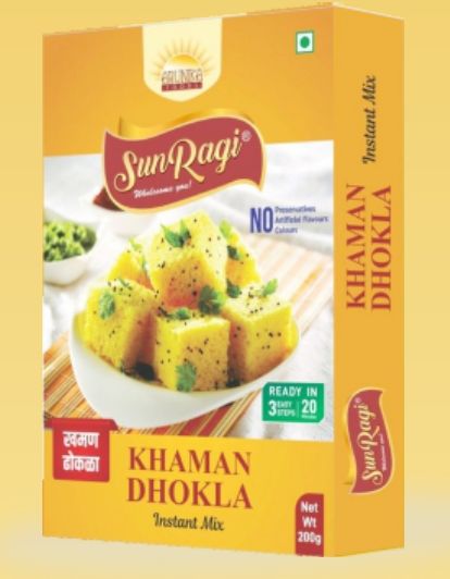 200gm Khaman Dhokla Instant Mix, for Human Consumption, Certification : FDA Certified