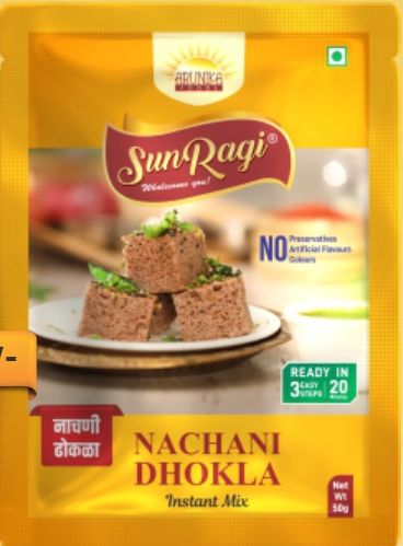50gm Nachani Dhokla Instant Mix, Packaging Type : Packet