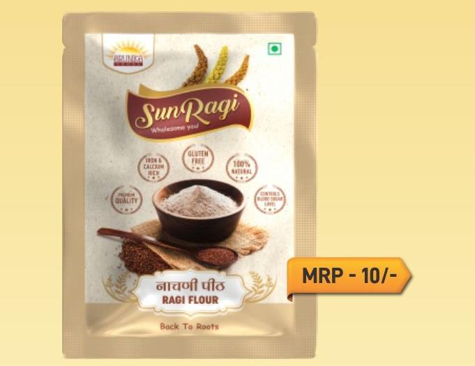 Sunragi Powder 50gm Ragi Flour, for Home Use, Packaging Type : Plastic Packet, Paper Box