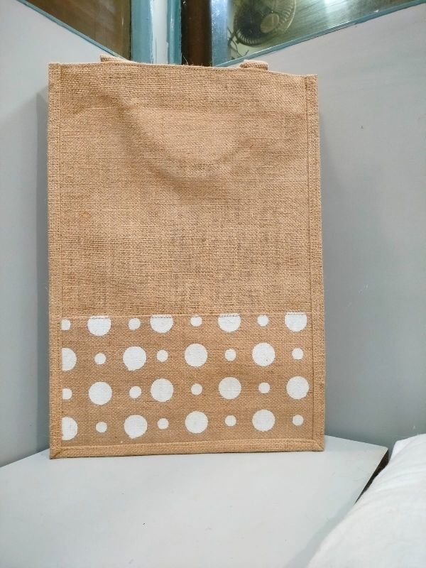 Printed jute bag, Technics : Machine Made