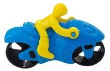 Plastic Dhoom Bike Promotional Toy, for Baby Playing, Feature : Colorful Pattern, Light Weight