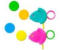 Fish Coin Launcher Promotional Toy, Packaging Type : PP Packets