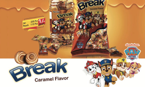 Hoppin Caramel Flavor Break Candy, for Eating Use, Feature : Hygienically Packed