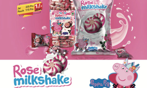 Hoppin Rose Milk Shake Candy, Taste : Sweet