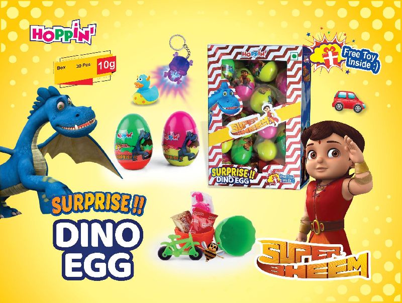 Hoppin Surprise Dino Egg, Taste : Sweet