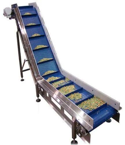 Stainless Steel PU Polished Inclined Conveyor Machine, Specialities : Vibration Free, Unbreakable, Scratch Proof