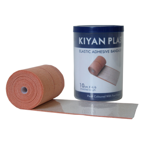 Kiyan Plast Elastic Adhesive Bandage, For Clinical, Hospital, Feature : Flexible, Skin Friendly, Washable