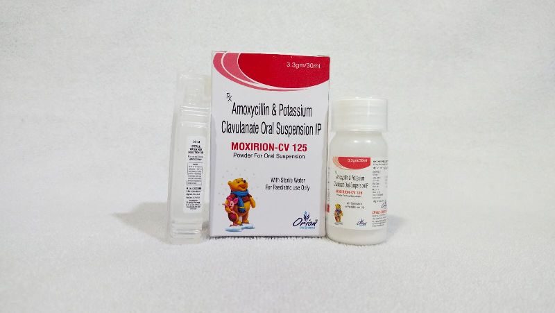 Amoxycilin potassium clavulanate dry syrup, Shape : Square