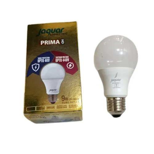Round Ceramic Jaquar LED Bulb, Lighting Color Cool daylight, Color