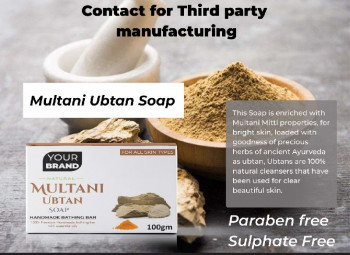 100gm Lemon All Natural ubtan soap, Packaging Type : Wrapper