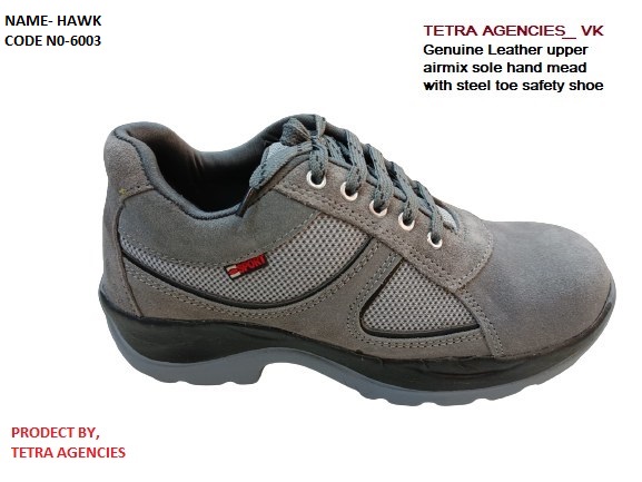 Hawk 6003 Leather Safety Shoes