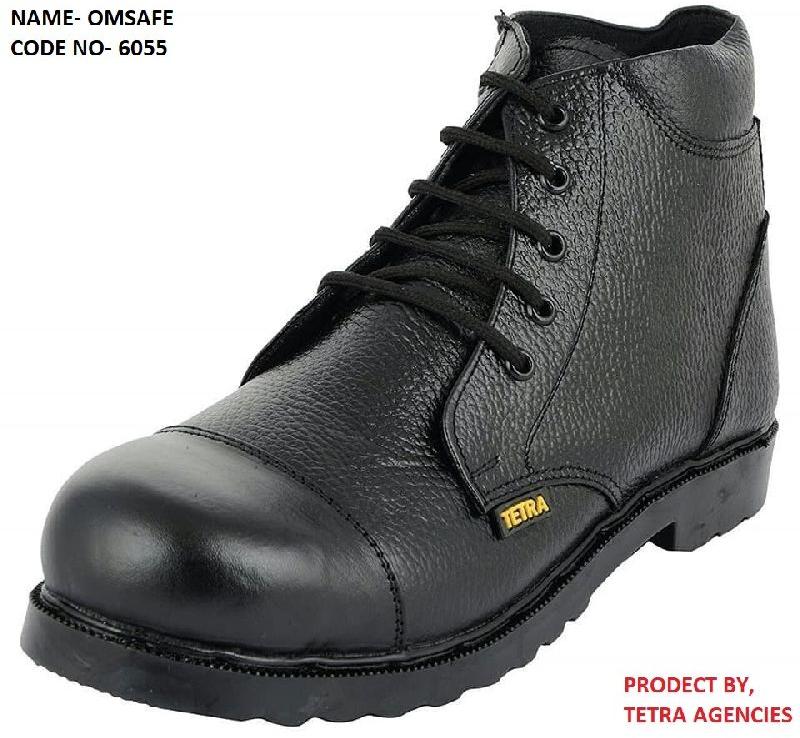 Omsafe 6055 Leather Safety Shoes, Certification : ISI Certifoed, ISO 9001:2008