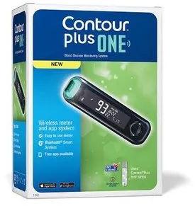 Automatic Contour One Plus Glucometer, for Clinical, Home Purpose, Hospital, Display Type : Digital