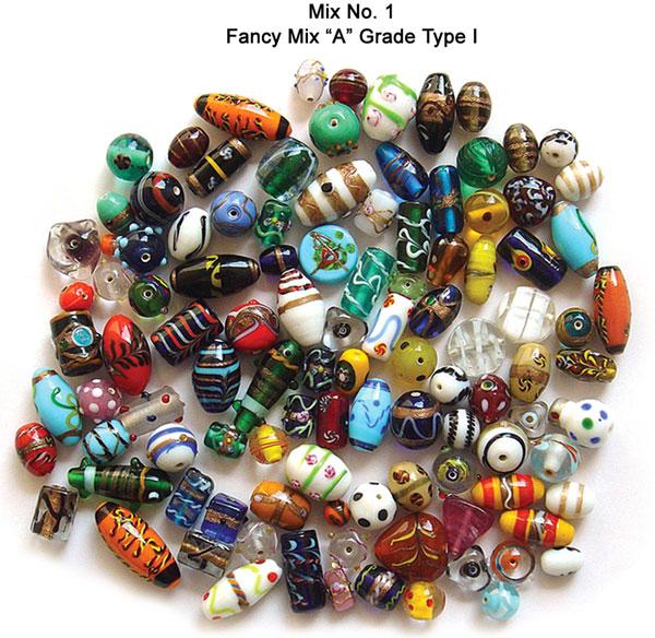 A Grade Type I Mix Beads, for Clothing, Jewelry, Packaging Type : Paper Box