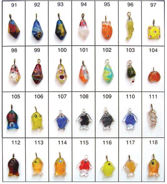 AE-02 Animal and Fruit Shape Beads, for Garments Decoration, Pendants, Pattern : Plain