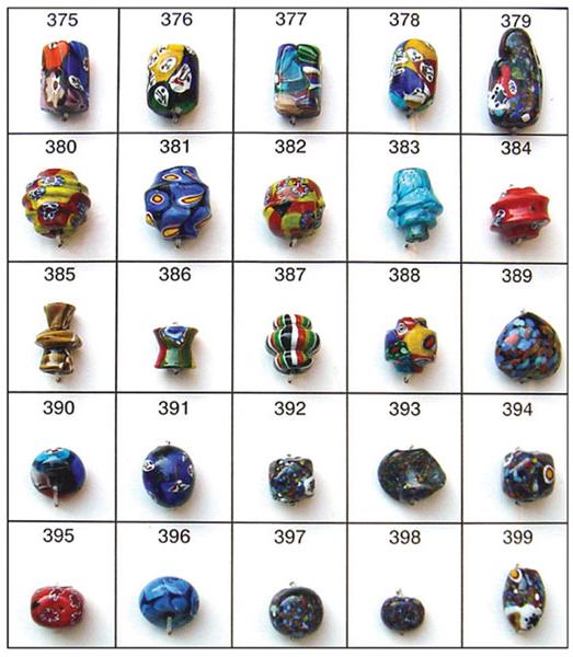 AE-02 Millefiori Murano Mosaic Beads, for Garments Decoration, Jewelry, Packaging Type : Plastic Box