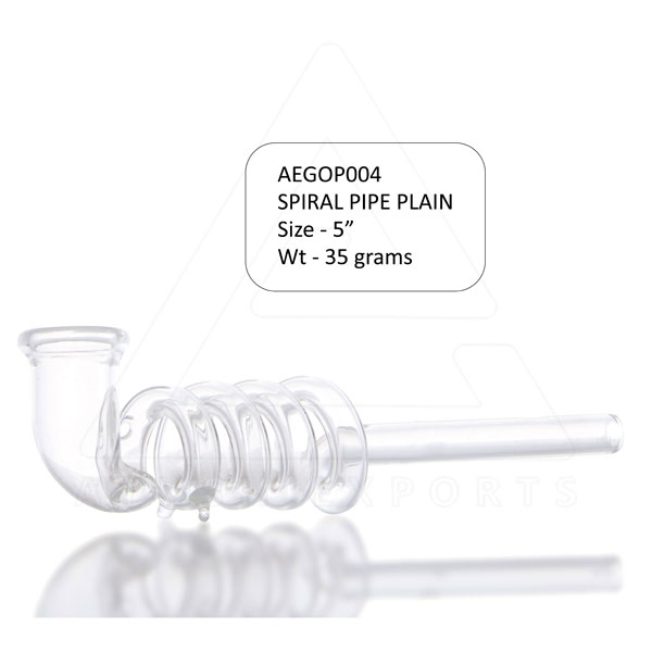 Glass Plain Spiral Pipe, Feature : Eco Friendly