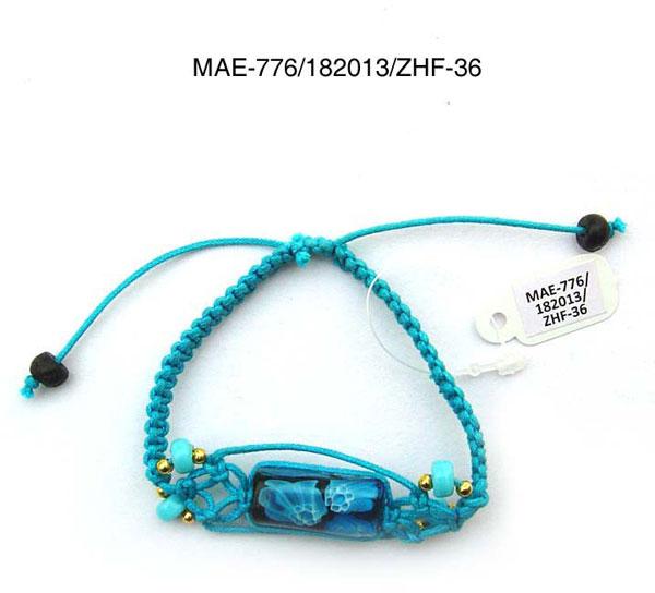 MAE-776/182013/ZHF-36 Glass Bead Bracelets, Packaging Type : Plastic Packet