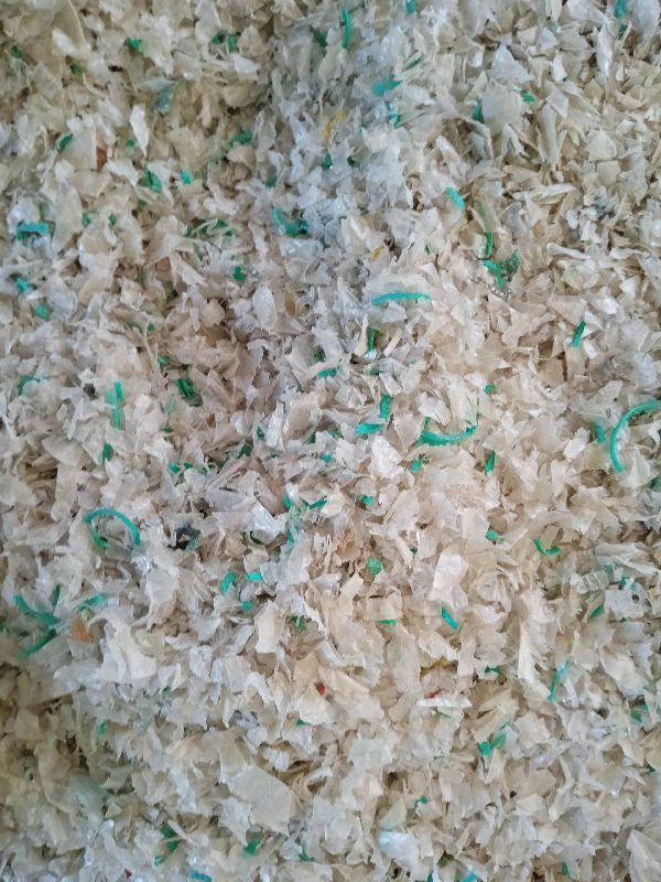 Pet bottle chips, for Plastic Recycle, Color : White
