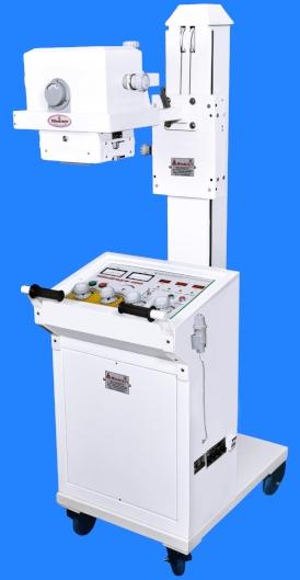 Off White 220V 6-9kw Automatic Line Frequency Mobile X-Ray Machine, for Clinical, Hospital