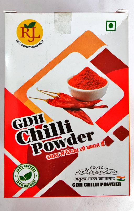 RJL GDH Red Chilli Powder, Packaging Size : 250gm