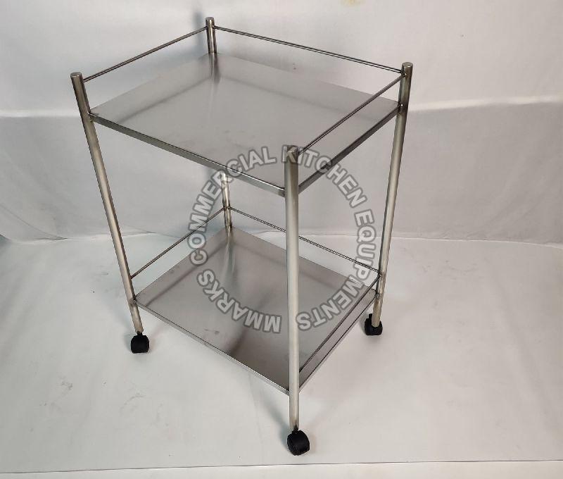 Stainless Steel Polished Hospital Trolley, Feature : Corrosion Proof