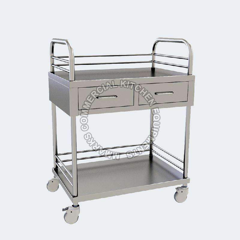 Polished Stainless Steel Trolley, Style : Modern