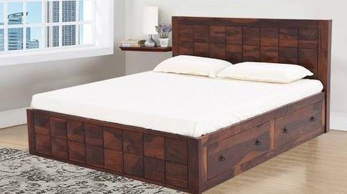 Wooden Storage Bed