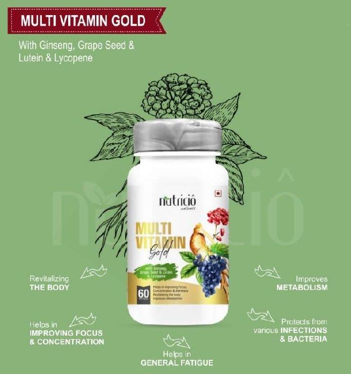 Multi Vitamin Gold Softgel Capsules