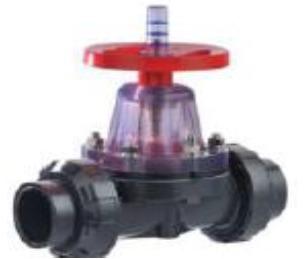 UPVC True Union Diaphragm Valve, for Water Fitting, Feature : Casting Approved, Durable, Fine Finished