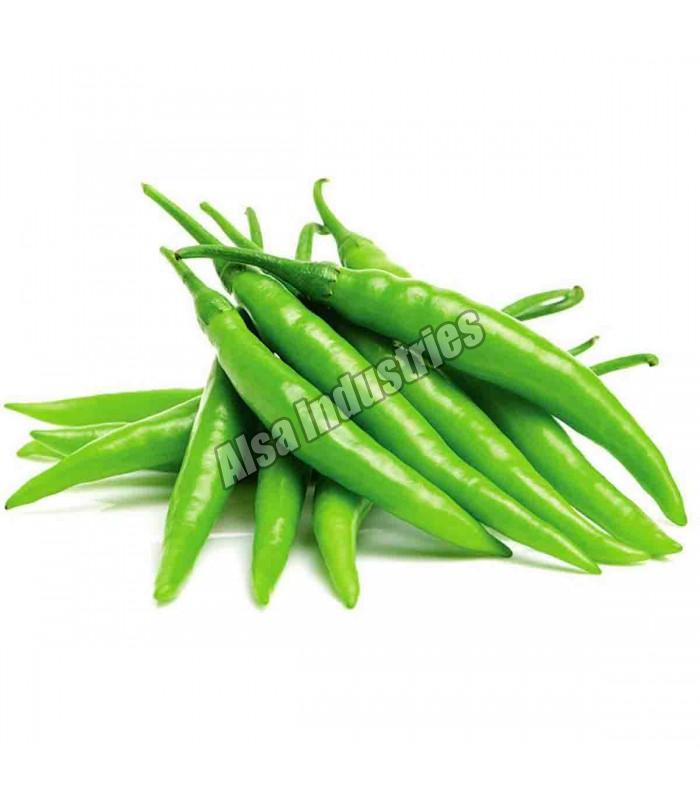 Organic Fresh Green Chilli, for Human Consumption, Certification : FSSAI Certified