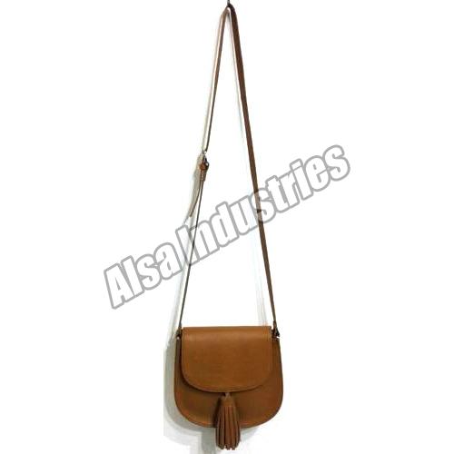 Ladies Leather Sling Bag, for Party Wear, Shopping Wear, Size : Mulltisize