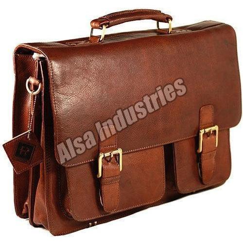 Plain Leather Office Bag, Size : Mutlisize