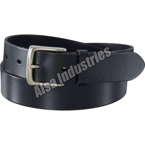 Plain mens leather belt, Feature : Easy To Tie, Fine Finishing, Nice Designs