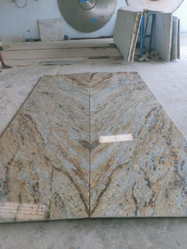 River Gold Granite, Size : 180cm-320cm