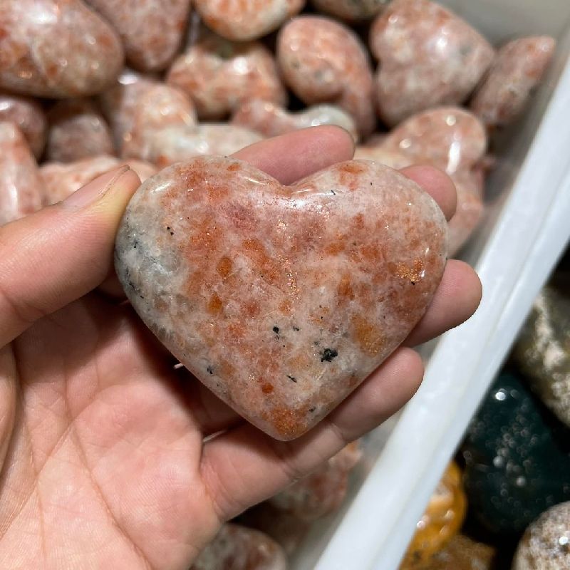 heart shape sunstone