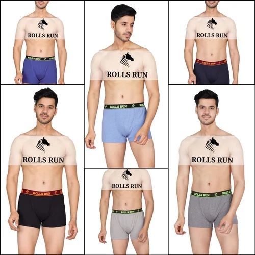 Cotton Mens Trunk Underwear, Feature : Anti-Bacterial, Breathable