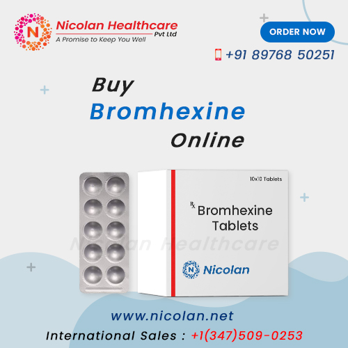  Bromhexine Tablet, Packaging Type : Alu Alu