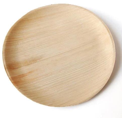 Round 6 inch areca leaf plate, for Serving Food, Feature : Good Quality, Eco Friendly