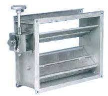 Stainless Steel Coated Rectangular Air Damper, for Office Use