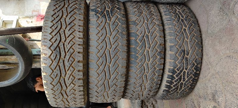 Rubber used tyre, Feature : 4 Times Stronger, Good Griping, Heat Resistance, Heavy Loadable, Long Life