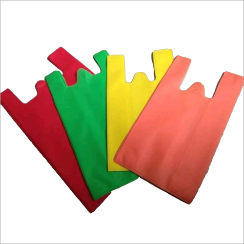 Colored W Cut Non Woven Bags, for Goods Packaging, Shopping, Technics : Machine Made