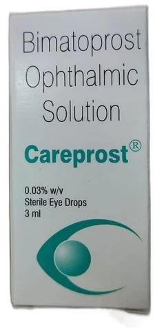 Careprost Bimatoprost Ophthalmic Solution Eye Drop, Form : Liquid