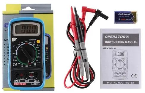 66Hz MAS830L Mextech Digital Multimeter, Certification : ISO 9001:2008 Certified