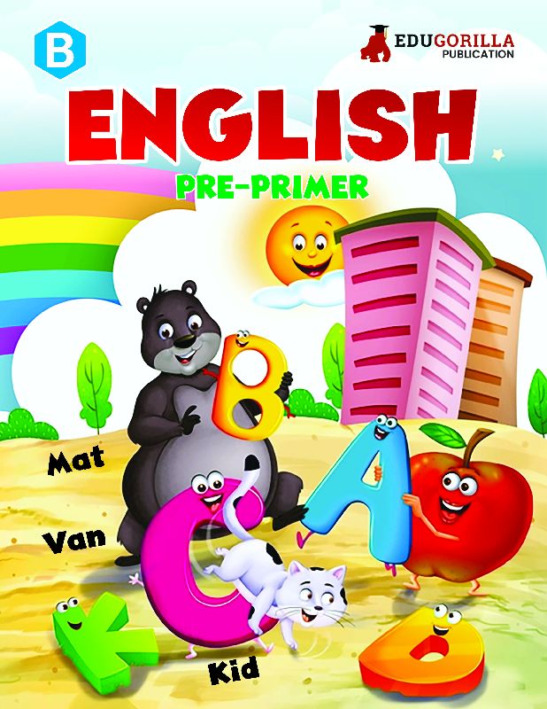 English pre-primer kids book, Size : 8.5