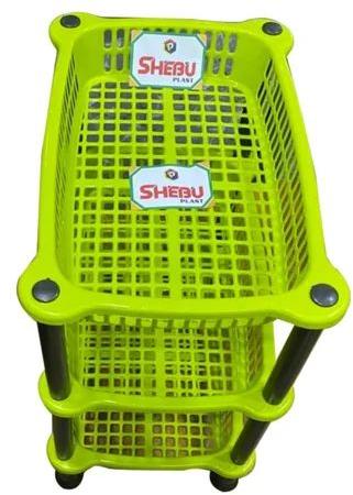 Green Plastic Vegetable Basket