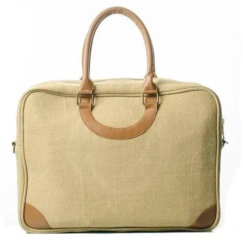 Jute Laptop Bag, for Good Quality, Easily Washable, Handle Type : Loop Handle